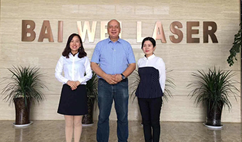 Mexico customer visited Baiwei Laser