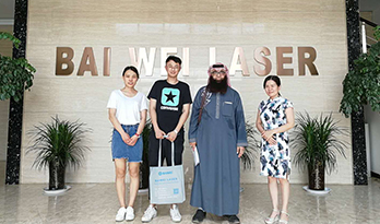 Jordan agent visited Baiwei Laser