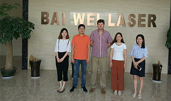 Hungry customer visited Baiwei laser