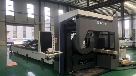 Australian customers ordered BW-G6022 laser cutting machine for pipes