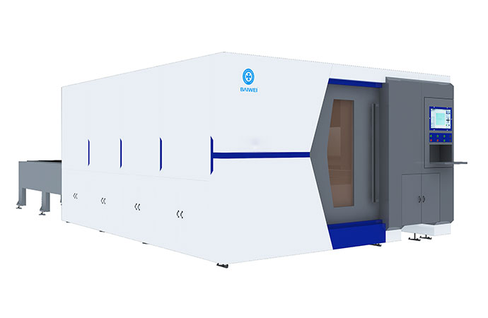 Carbon steel Closed Tube Sheet Integrated Fiber Laser Cutting Machine