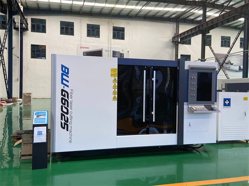 Guaranteed BW-6025 closed type fiber laser cutting machine for sheet metal