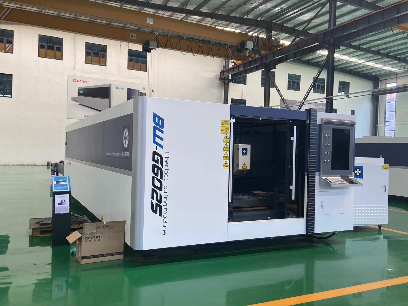 Baiwei Laser High Power Laser Cutting Machine Power 8000-20000W Steel Plate Laser Cutting Strength Production