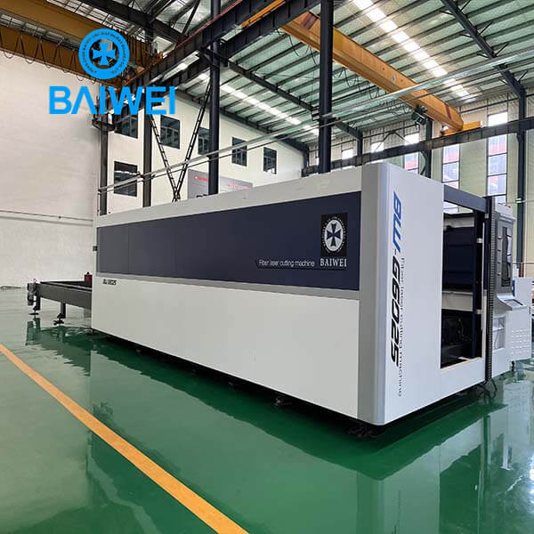 High performance fiber laser cutting machine for metal