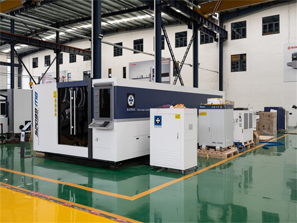 Aluminium closed type fiber laser cutting machine with direct factory