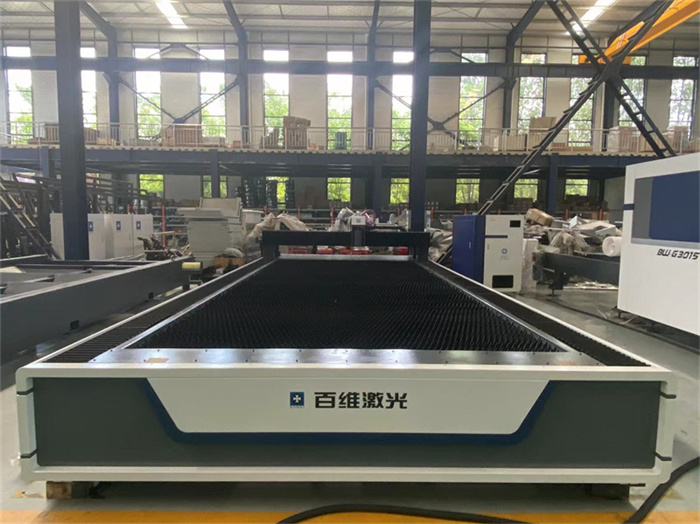 Aluminum alloy open type fiber laser cutting machine in stock