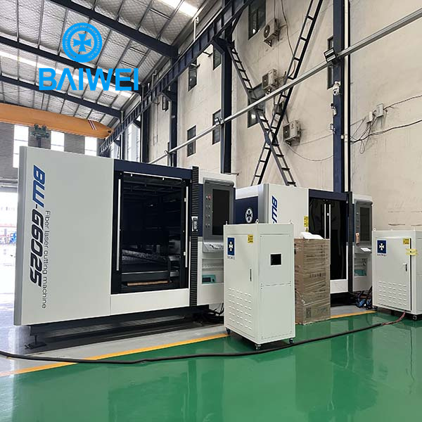 High power metal laser cutting machine for 6mm steel plate