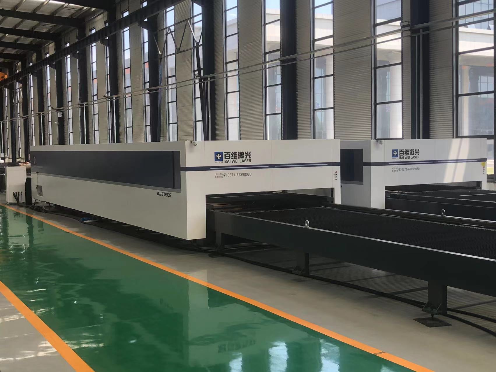 Baiwei metal fiber laser cutting machine carbon steel plate aluminum iron galvanized sheet metal metal pipe cutting machine