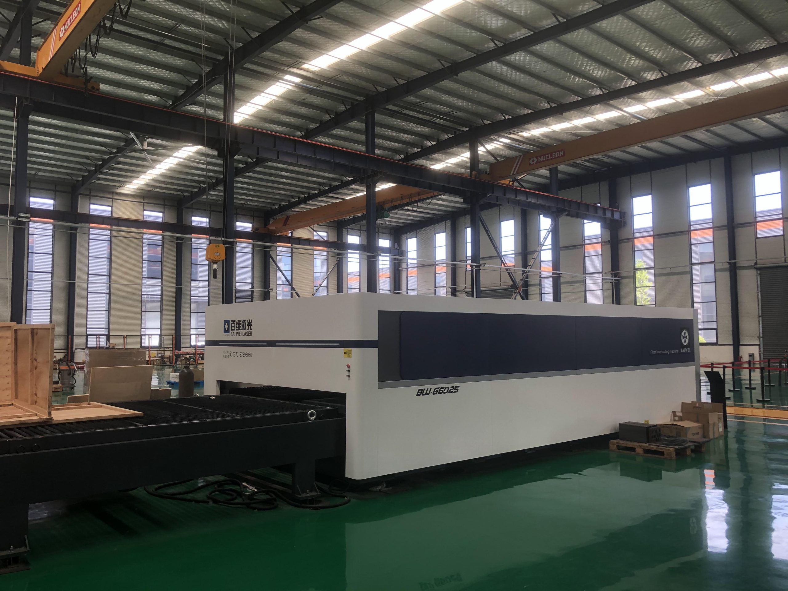 CNC fiber laser cutting machine fiber laser cutting machine metal sheet  fiber laser cutting machine for tube chinese Baiwei fiber laser cutting machin