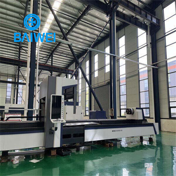 12kw fiber metal tube laser cutting machine price