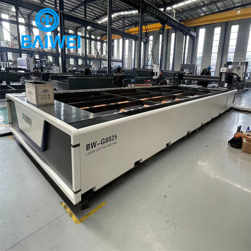 2000w laser fiber cutting machine cut metal