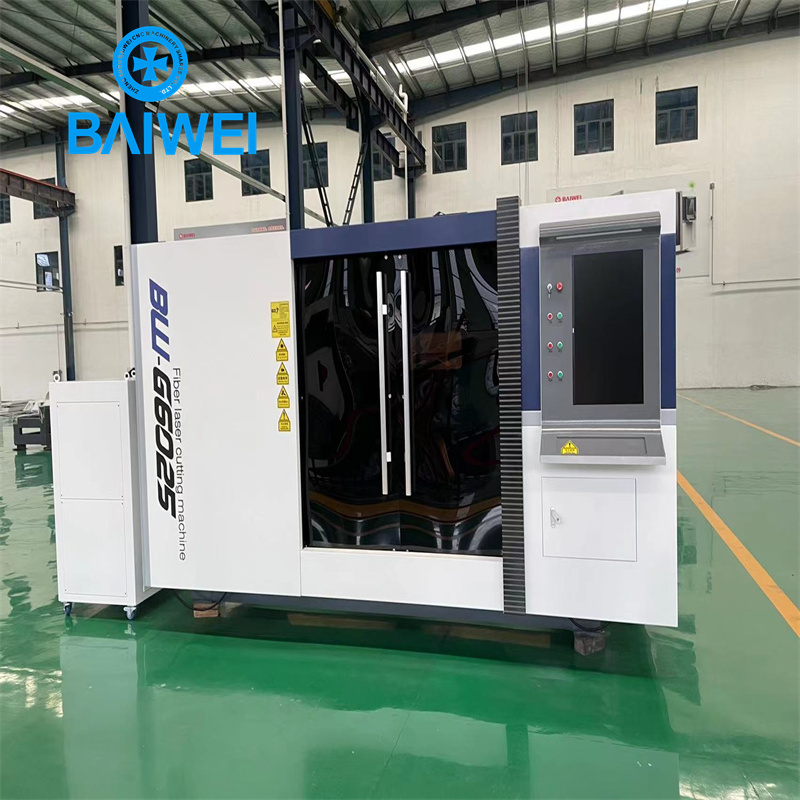 Automatic fiber laser cutting machine for for aluminum metal sheet