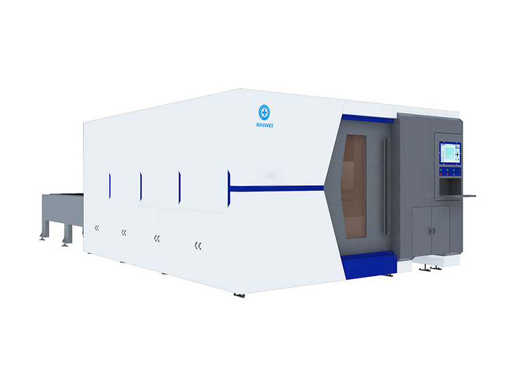 Closed type fiber laser plate&tube cutting machine