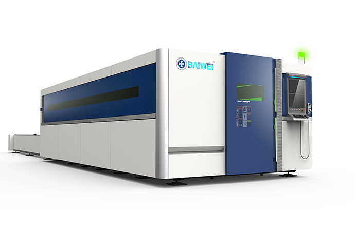 Closed type fiber laser cutting machine