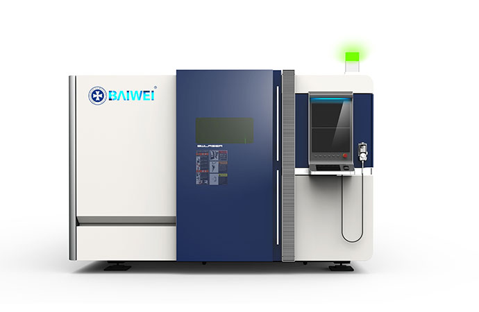 Closed type fiber laser cutting machine
