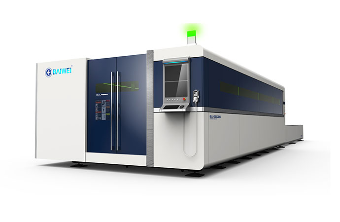 Closed type fiber laser cutting machine