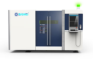 Closed type fiber laser cutting machine