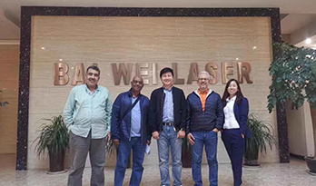 Egypt agent visited Baiwei Laser